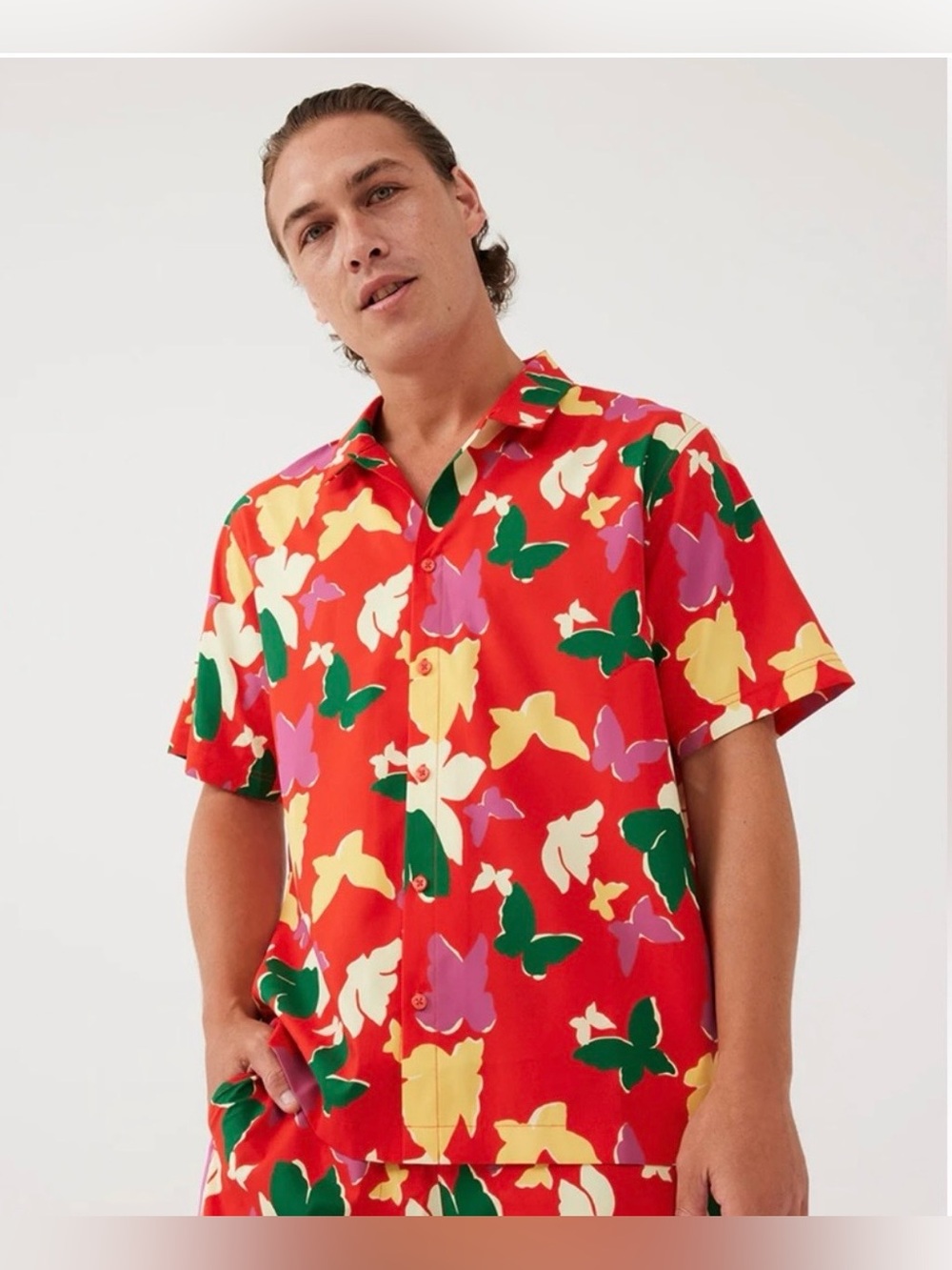 Outdoor Voices Men’s Buttondown Shirt, Size M